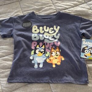 Lucy Kids Navy 'Bluey' Graphic Short Sleeve Tee